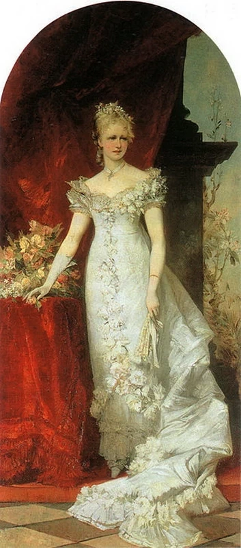 Ritratto della principessa Stephanie del Belgio